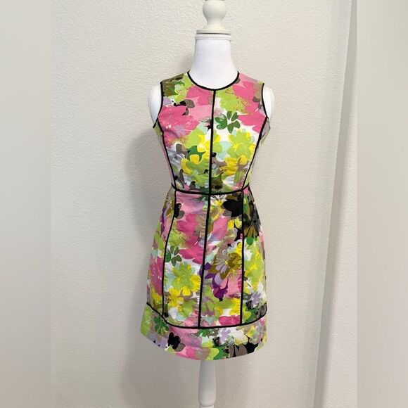 Calvin Klein Sleeveless Floral Dress - Picture 1 of 4
